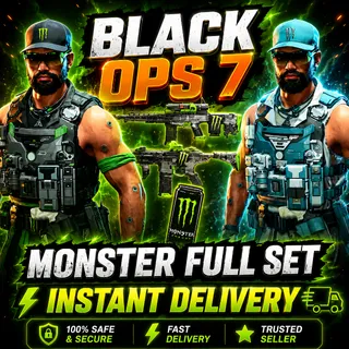 Black Ops 7 - Exclusive Monster Energy Full Set