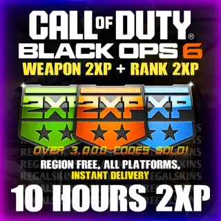 COD BLACK OPS 6 10 HOUR DUAL XP (2XP)