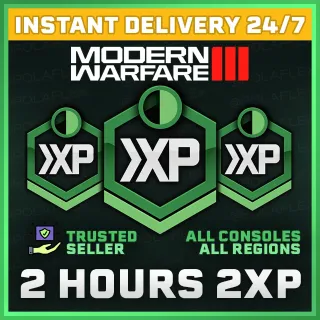 MW3 2 HOURS DOUBLE XP (2XP)