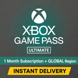 Xbox Game Pass Ultimate - 1 Month Subscription GLOBAL