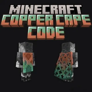 Minecraft Copper Cape Code for Java & Bedrock