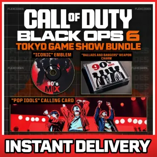 TOKYO TGS GAME SHOW 2024 BUNDLE COD BO6