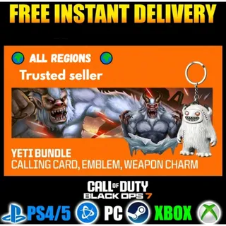 COD BLACK OPS 7 - Yeti Bundle Exclusive Dominos Promo 