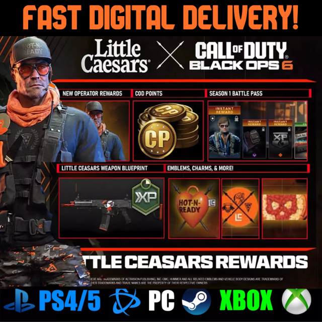 LITTLE CAESARS COD BLACK OPS 6 🔥 Call of Duty Black Ops 6 Game Items Gameflip