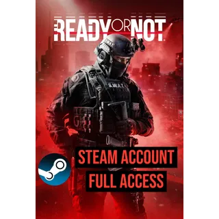 Ready Or Not PC Steam Account (FULL ACCESS)