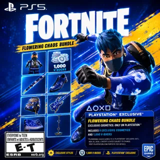 Fortnite - Flowering Chaos + 1000 V-bucks EU PS5 Key⚡[ 𝐈𝐍𝐒𝐓𝐀𝐍𝐓 𝐃𝐄𝐋𝐈𝐕𝐄𝐑𝐘 ]