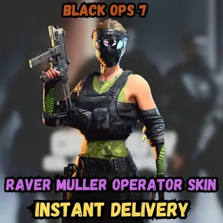 Black Ops 7 - Raver Operator Skin + 1 Hour 2WXP⚡[ 𝐈𝐍𝐒𝐓𝐀𝐍𝐓 𝐃𝐄𝐋𝐈𝐕𝐄𝐑𝐘 ] 