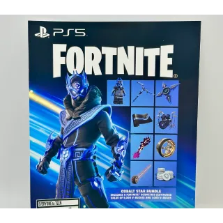 Fortnite Cobalt Star Bundle + 1,000 V-bucks PS5 EU Key