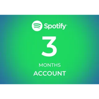 Spotify 3-month Premium Account (FULL ACCESS)