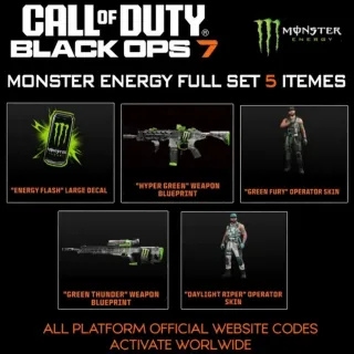 MONSTER ENERGY BUNDLE - COD BLACK OPS 7