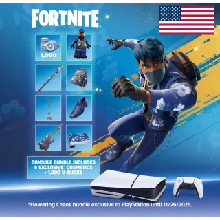  Fortnite - Flowering Chaos Bundle + 1000 V-Bucks US PS5 Key