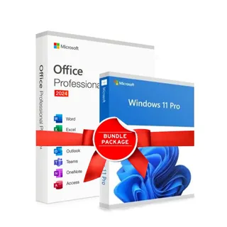 Microsoft Windows 11 Pro & Microsoft Office 2024 Pro Plus Bundle - Instant Delivery