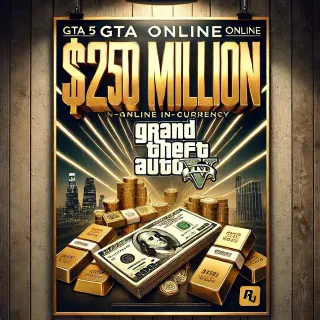 [PS5] [GTA 5] 250 MILLION MONEY [Cash + Cars] [Safest Boosting Method] | READ DESCRIPTION