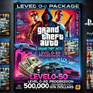 GTA Level 0-50 + 500.000 GTA Money