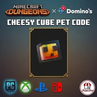 Minecraft Dungeons II - Cheesy Cube Pet | Domino's Reward | All Platforms