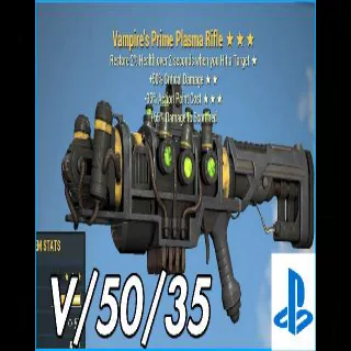Plasma Rifle V/50/35 + 10000 Ultracite Plasma Cartridge.