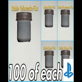100 Of Each Stable Flux