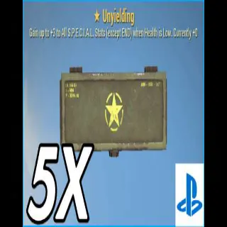 5x Unyielding Mod.