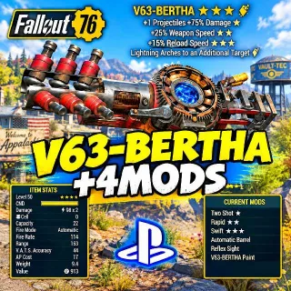 V63-Bertha + Mods