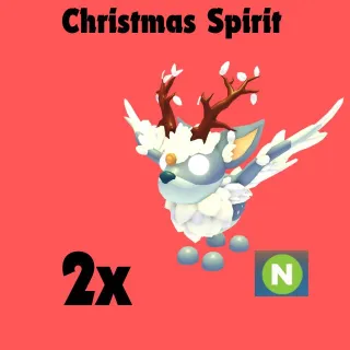 CHRISTMAS SPIRIT NEON 2x- Adopt me