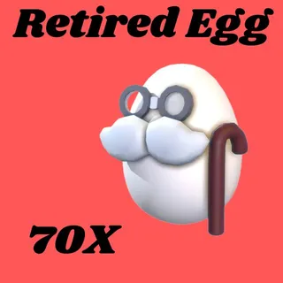 retired egg  70x- Adopt me