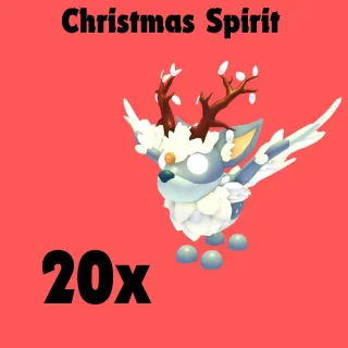 CHRISTMAS SPIRIT 20x- Adopt me