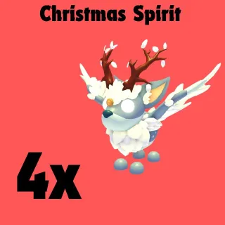 CHRISTMAS SPIRIT 4x- Adopt me