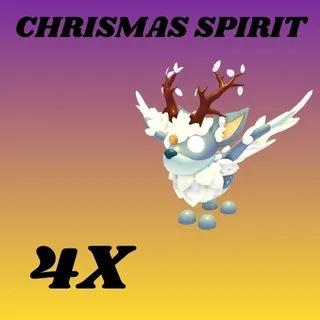 CHRISMAS SPIRIT 4x- Adopt me