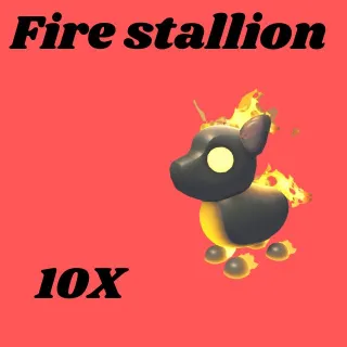 fire stallion  10x- Adopt me