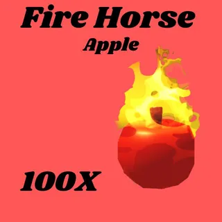 fire horse apple 100x- Adopt me