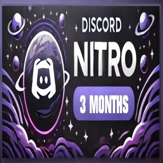 Discord Nitro 3 Months + 2 Boosts   GLOBAL