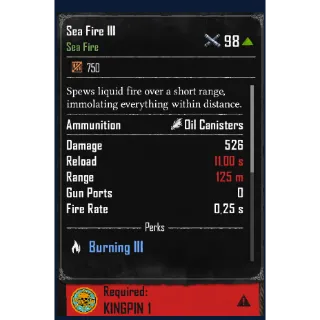 Sea Fire III---(Kingpin)