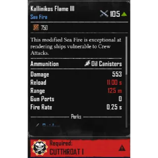 Kallinikos Flame III---(Cutthroat)