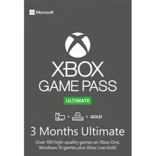 Xbox Game Pass Ultimate – 3 Month Subscription (Mexico)