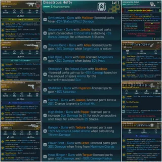 ⭐[MODDED GOD ROLL] BL4 LVL 1 HARLOWE LEVELING PACK - 9 ITEMS | ALL SKILLS MAXED⭐