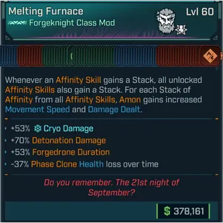 ⭐[PEARLESCENT] L60 FORGEKNIGHT (AMON) ULTIMATE CLASS MOD - MAX ALL AMON SKILLS - OVER 30 MODDED PERKS AND STATS⭐