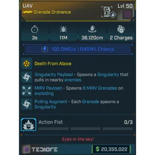 ⭐[MODDED] L50 UAV - 11M DMG - 36.120CM RADIUS (BEWARE!) - 3S CD - 2 CHARGES - 8 MIRV - PULLING - TONS OF STUFF (SEE 2ND IMAGE)⭐