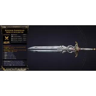Melee Weapon | L40 DIAMONDGUARD SWORD