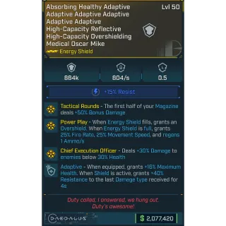 ⭐[MODDED] L50 SHIELD - 884.000 CAPACITY - TACTICAL ROUNDS - POWER PLAY - CHIEF EXECUTIVE OFFICER...(SEE SECOND IMAGE!)⭐