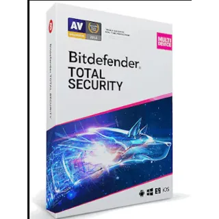 Bitdefender Total Security (1 Devices, 1 Year) - PC, Android, Mac, iOS - Key GLOBAL