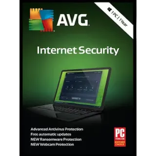 AVG Internet Security 1 User 1 Year AVG PC Key GLOBAL