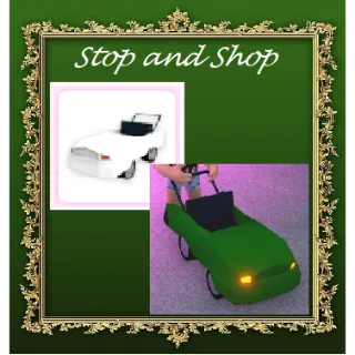 Pet | Green Car Stroller