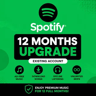 Spotify Premium 12 month  premiuim Upgrade (Existing Account)