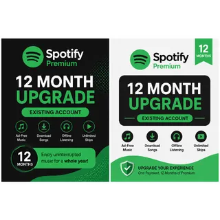 Spotify Premium 12 month  premiuim Upgrade (Existing Account)
