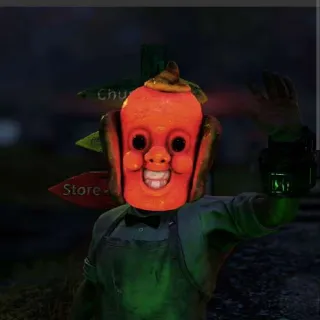 GLOWING RED HOT MASK