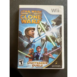 Wii Star Wars The Clone Wars: Lightsaber Duels