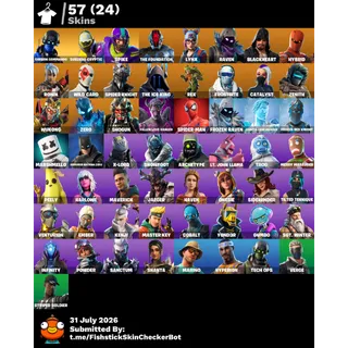 ⚡ 57 SKIN FORTNITE ACCOUNT | OG LYNX + RAVEN + FOUNDATION | 700 VB | PC/PS/XBOX