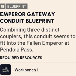 Emperor Gateway Blueprin
