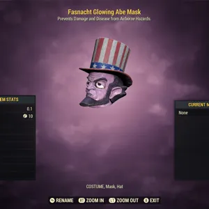 Glowing Abe Mask