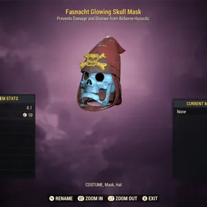Glowing Skull Mask